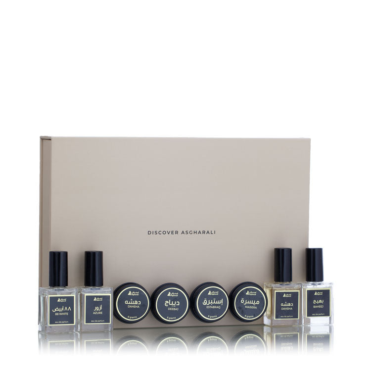 Discover Asgharali (10ML X 4 & 6 GRMS X 4)