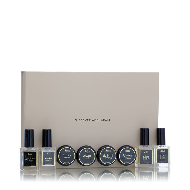 Discover Asgharali (10ML X 4 & 6 GRMS X 4)
