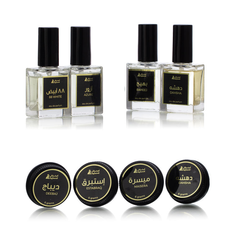 Discover Asgharali (10ML X 4 & 6 GRMS X 4)